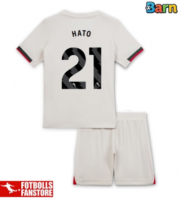 Chelsea Jorrel Hato #21 Bortatröja Barn 2025-26 Kortärmad (+ Korta byxor)